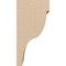 Ekena Millwork 5"W x 5"D x 10"H Wide Garner Rough Cedar Woodgrain TimberThane Corbel, Primed Tan CORUR05X05X10GARRCPR - alternate 6